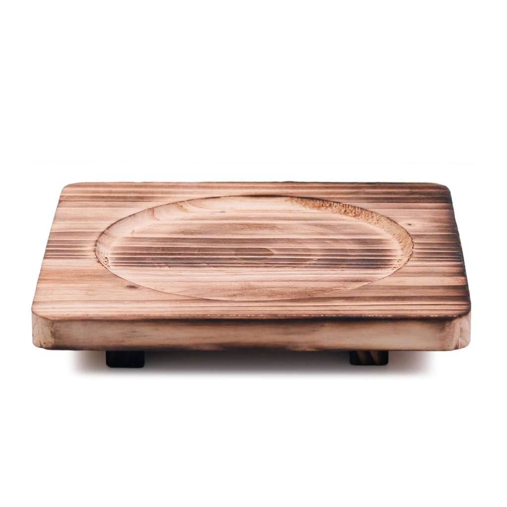 ไม้รองหม้อด้ามดินเผา 18 ซม.(สำหรับหม้อ 17,19 ซม.)