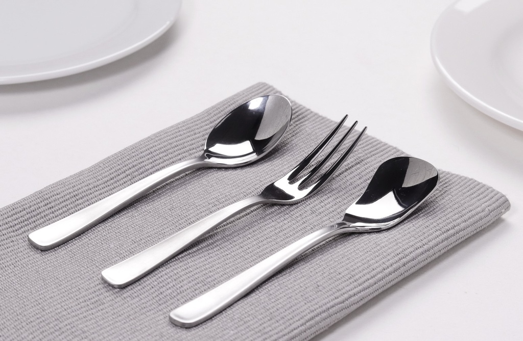 ภาพประกอบรวมชุด (ช้อนขนม ส้อมขนม ช้อนไอศครีม Japan Line)