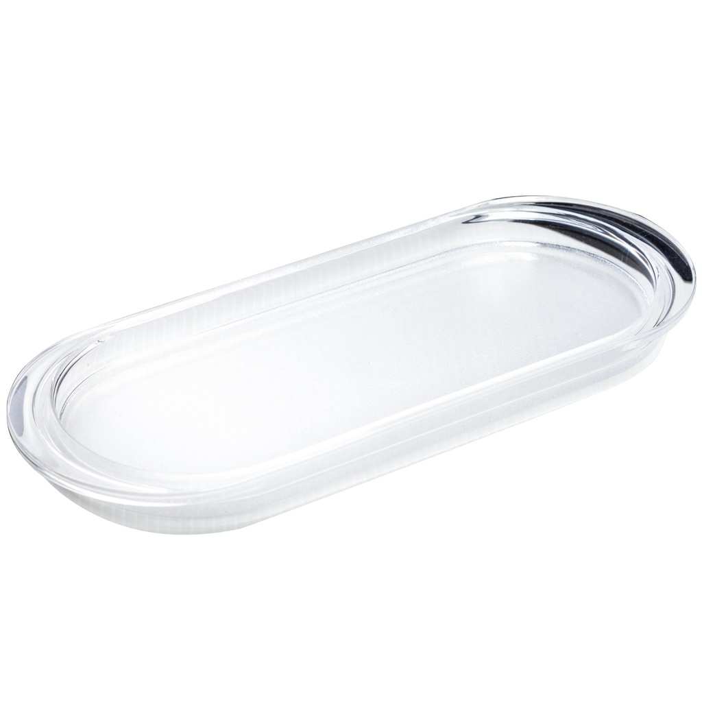 Acrylic Oval Tray 27x10 cm