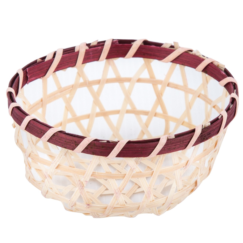 Bamboo Basket 9x4 cm