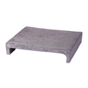 黒窯変高台皿 (低)