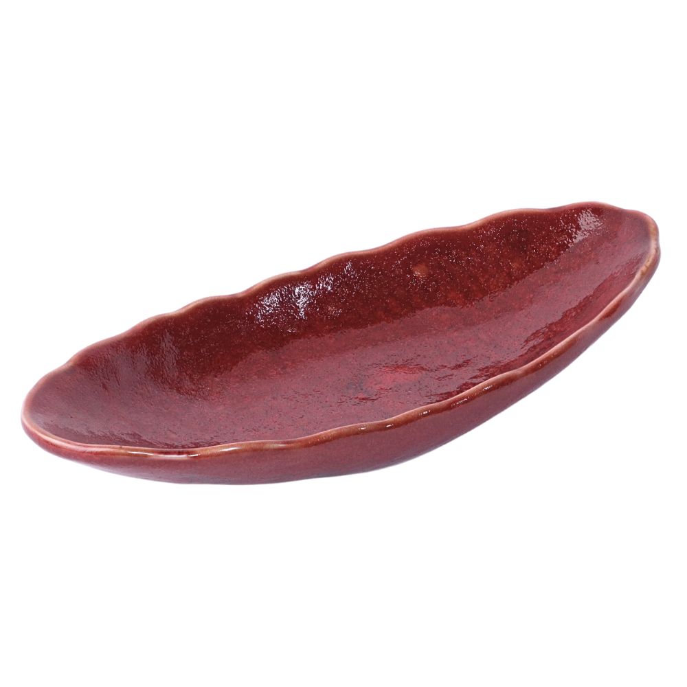 Oval Plate 10" (Black Rose)