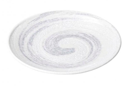 丸皿 10" (粉引やまなみ) (Discontinued)