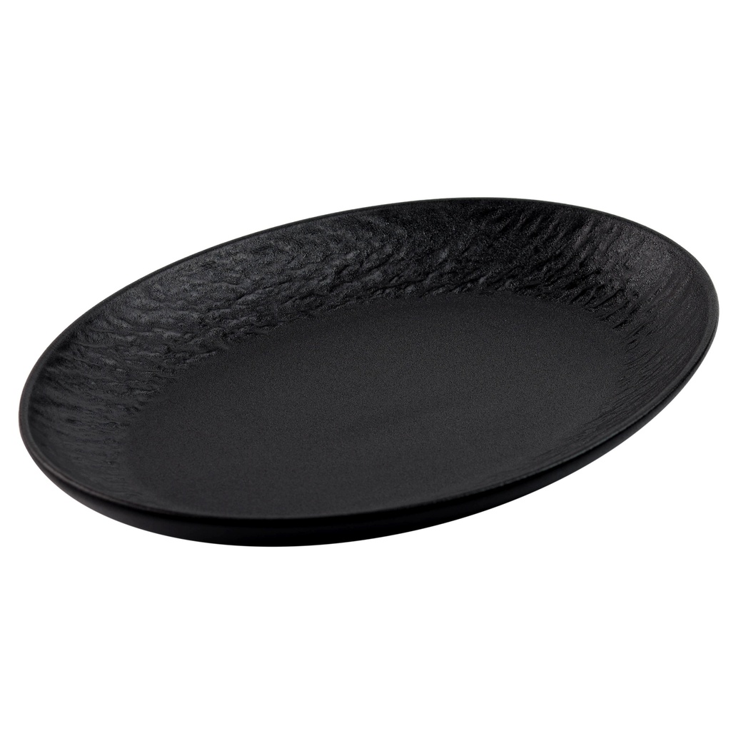 Oval Plate 10" (Black Stone)