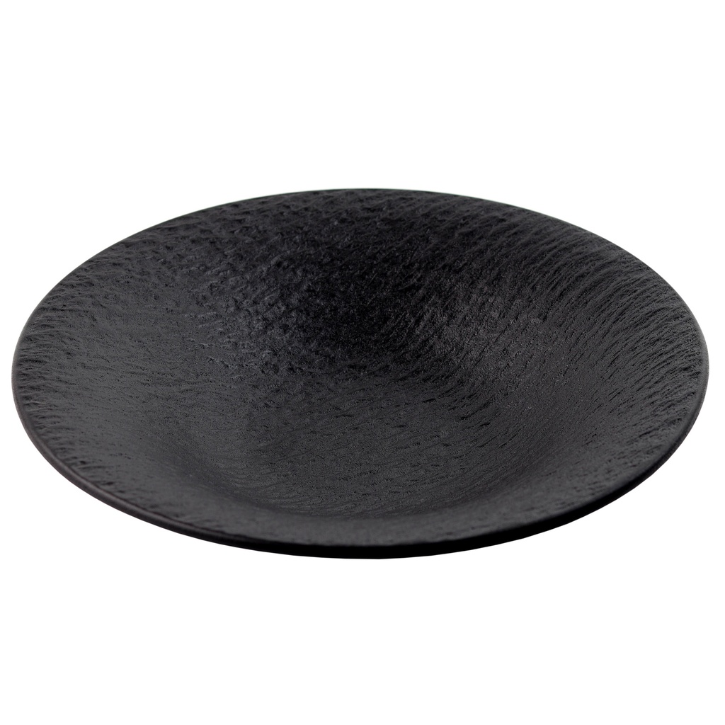 Shallow Plate 11" (Black Stone)