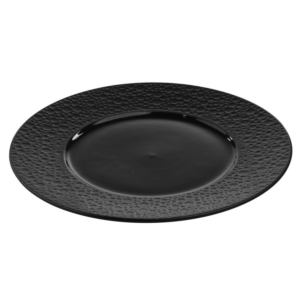 Fine Dining Plate 11" (Black Meteorite)