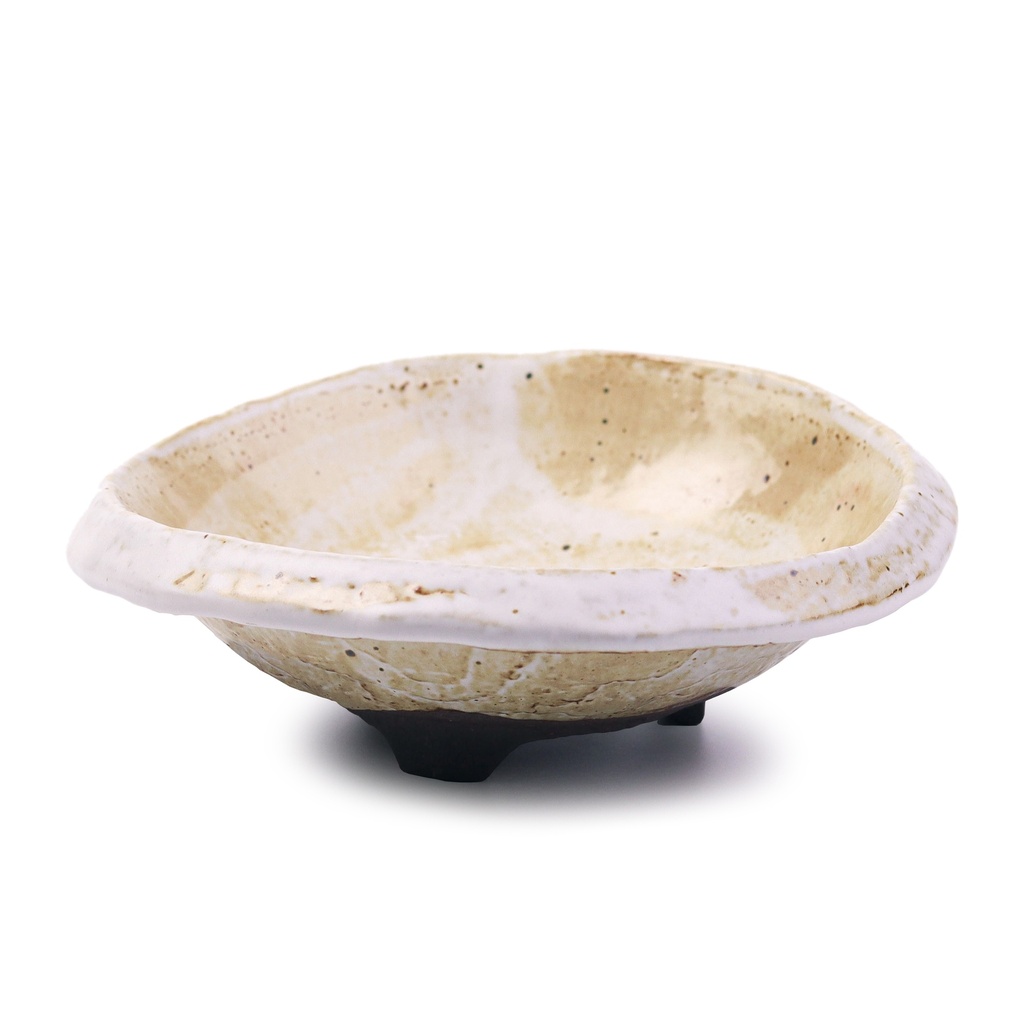 จานกลมก้นหอยทุนดรา 16 ซม.