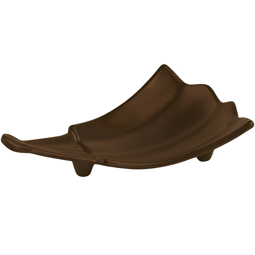 จานรูปพัด Brown Series 8 นิ้ว