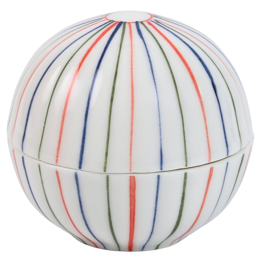 ถ้วยกลมพร้อมฝาโอกินาวา 2.5 นิ้ว