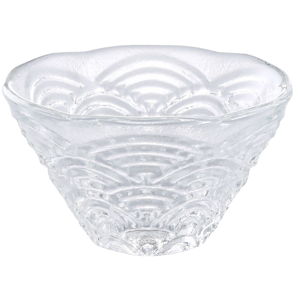 ถ้วยแก้วลายคลื่น 40 มล.