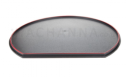 [ABS0029] Half-Moon Tray 32.5x29 cm (Black)