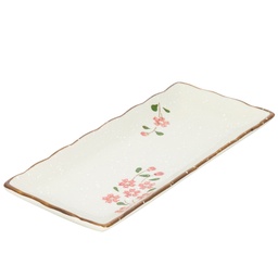 [CRM0014] Mini Maki Sushi Plate 10" (Snow)