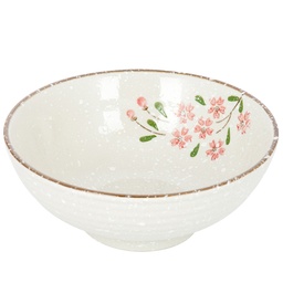 [CRM0017] ชามราเมนลายหิมะ 6.5 นิ้ว