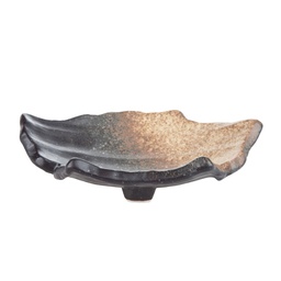 [CRM0399] ボルカノ 紅葉型皿 9"