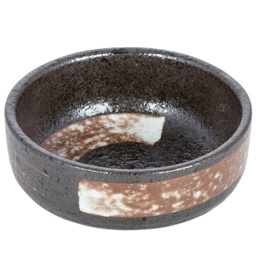 [CRM0605] Kimchi Round Dish 3.25” (Kuromaru)