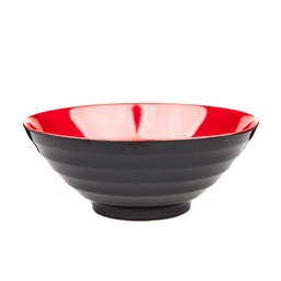 [MLM0011] Wide Mouth Bowl 6.5” (Black-Red)