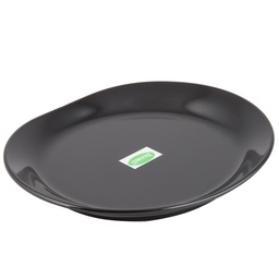 [MLM0102] Oval Plate 8" (Black)