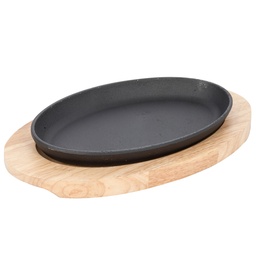 [SET0005] Cast Iron Oval Pan 24 cm