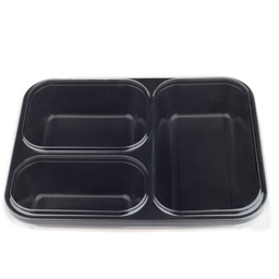 [DPP0075] 3 Compartment Disposable Food Container (50 Sets)