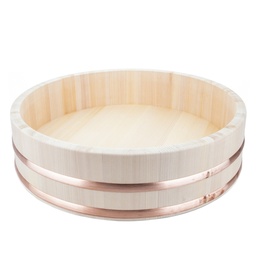 [KJP0524] Wooden Rice Mixing Tub (Hangiri) 36 cm