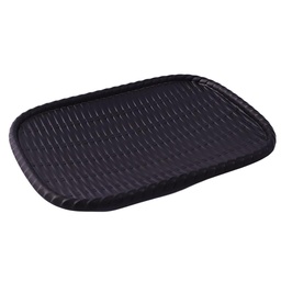 [MLM0200] กระด้งสี่เหลี่ยมสีดำ 21.8x16.5 ซม. (13713-08)