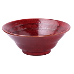 [CRM0712] Ramen Bowl 9" (Black Rose)