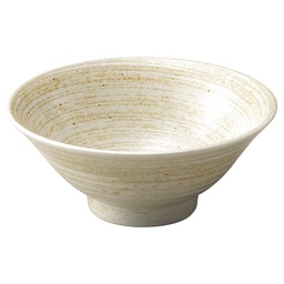 [CRJ0253] Soba Bowl (Risshun Brush) 7.75"