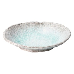 [CRJ0241] Marble Oval Plate 9"