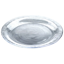 [GLS0129] Round Snow Glass Plate 20 cm