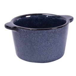 [CRM0852] Bowl with 2 Ears Handle 4.5" (Deep Blue)