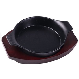 [KJP0902] TOKIWA Round Cast Iron Steak Plate 15 cm