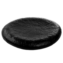 [CRM0878] Serving Plate 25 cm (Black Stone)