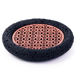 [CRM0937] Caldera Plate 6.5" (Black Meteorite)