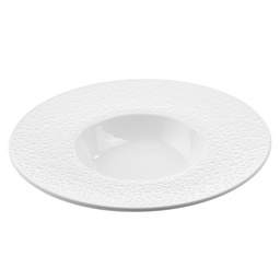 [CRM0941] Soup Plate 11" (White Meteorite)