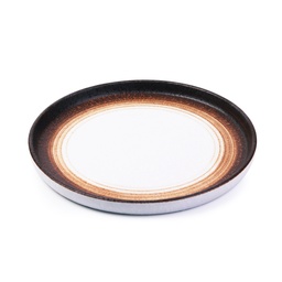 [CRM0992] จานวงแหวนสีน้ำตาล 8 นิ้ว