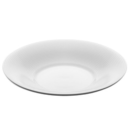 [CRM1031] จานปากบานพอร์ซเลนลายเส้นไหม 9 นิ้ว