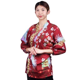 [CLH0135] ชุดพนักงานหญิงฮานะสีแดง M