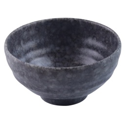 [MLM0273] ชามข้าวลายหินอ่อนดำ 4.25 นิ้ว