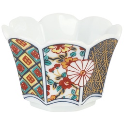 [CRM1096] ถ้วยกลีบดอกไม้ลายแปดหน้า 2.5 นิ้ว