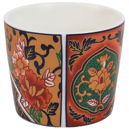 [CRM1098] แก้วลายดอกไม้เหลือง 2.5 นิ้ว