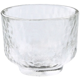 [GLS0132] ถ้วยแก้วลายค้อน 40 มล.