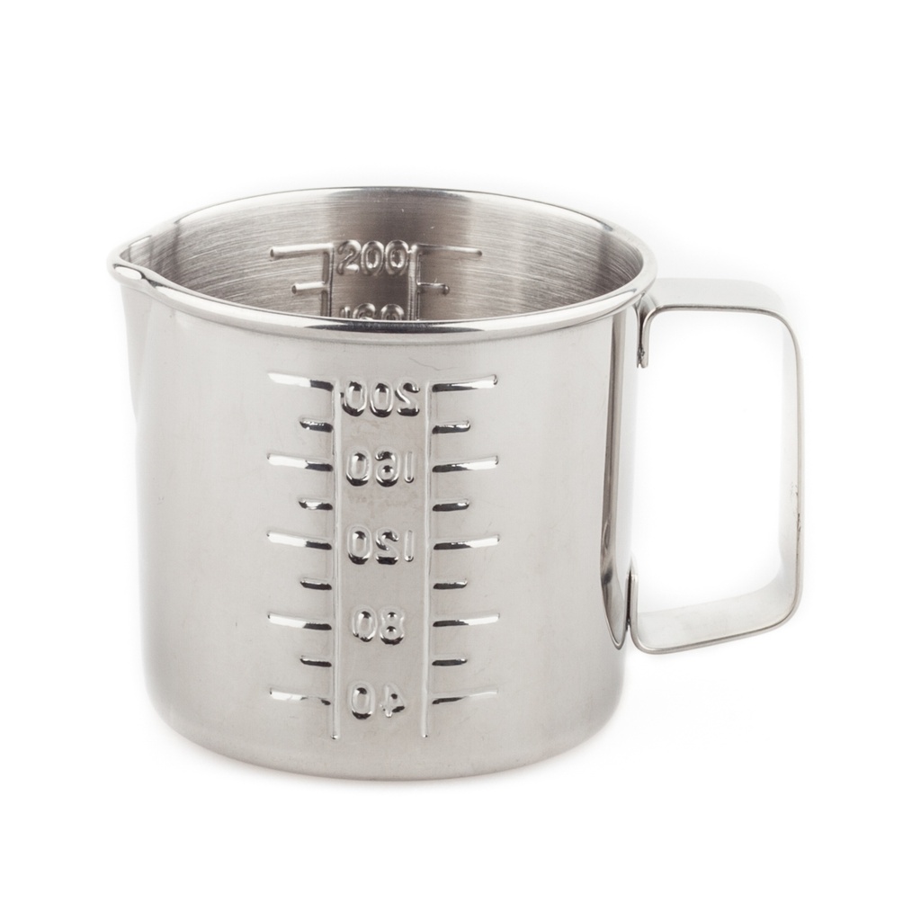 Stainless steel measuring cup 200 ml (18-8)