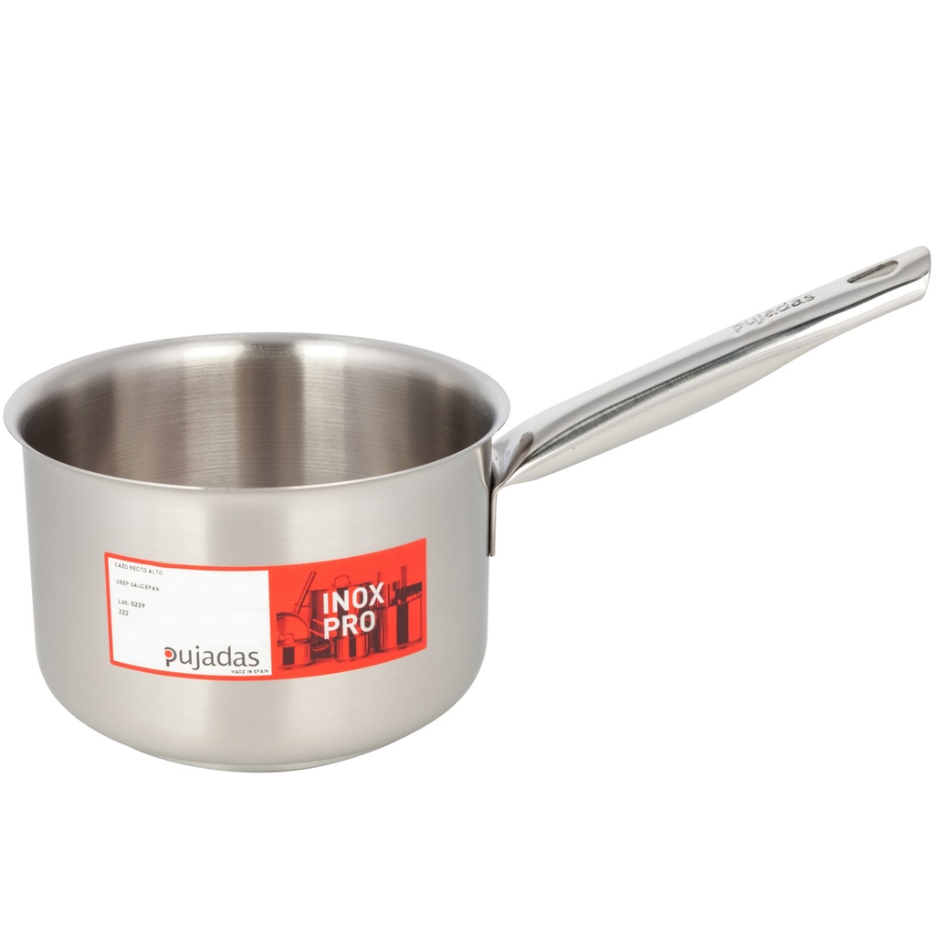 Pujadas Deep Saucepan Inox-Pro 18 cm
