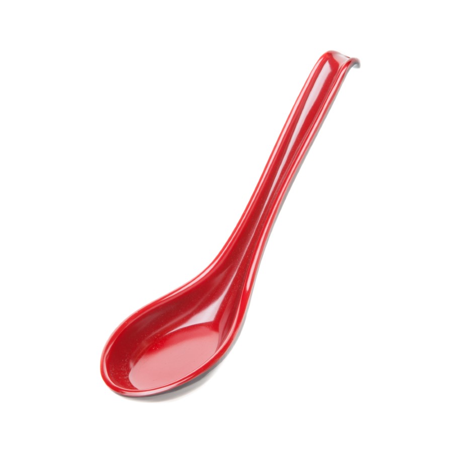 Ramen Spoon (Black-Red)