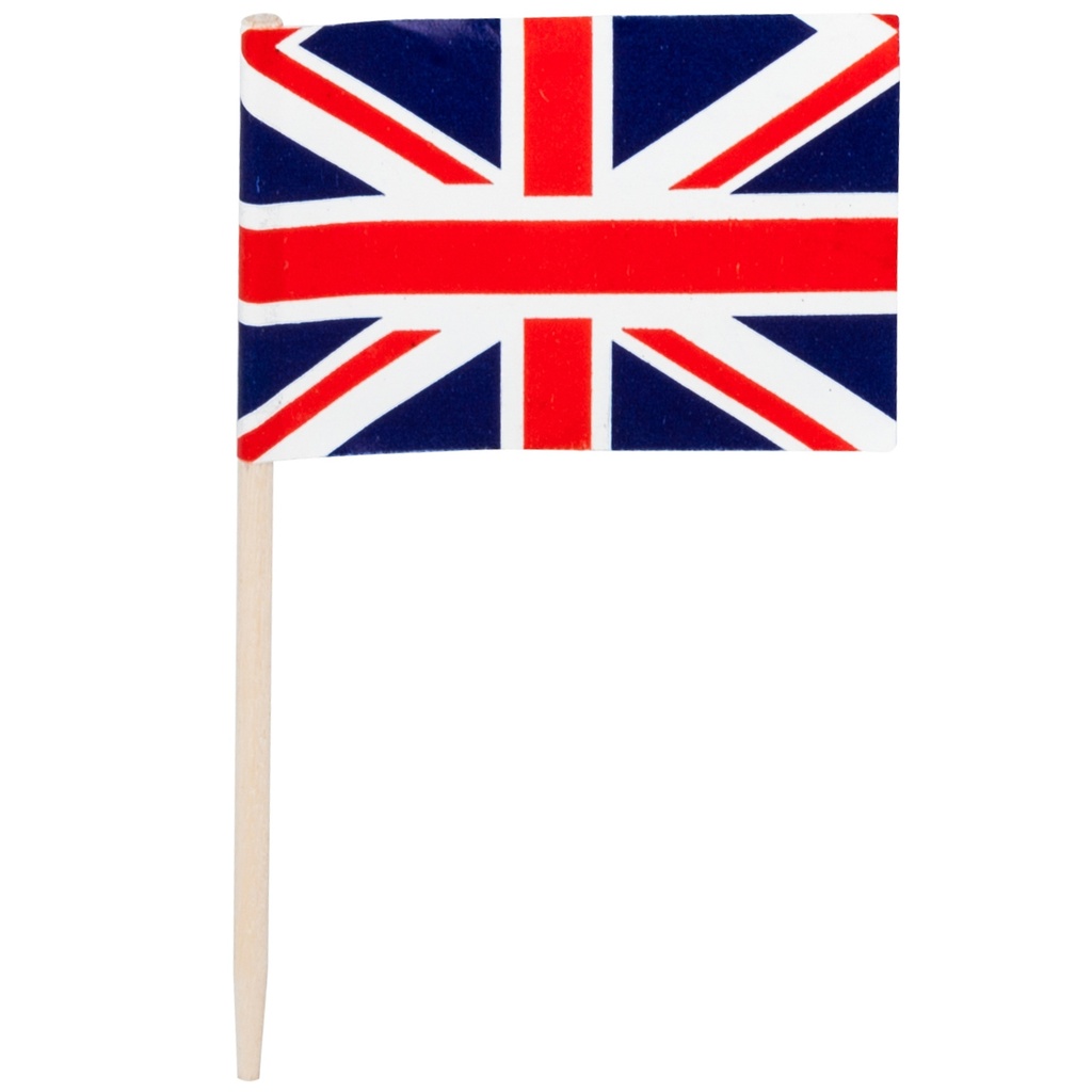 England Flag Toothpicks (100 Pcs)