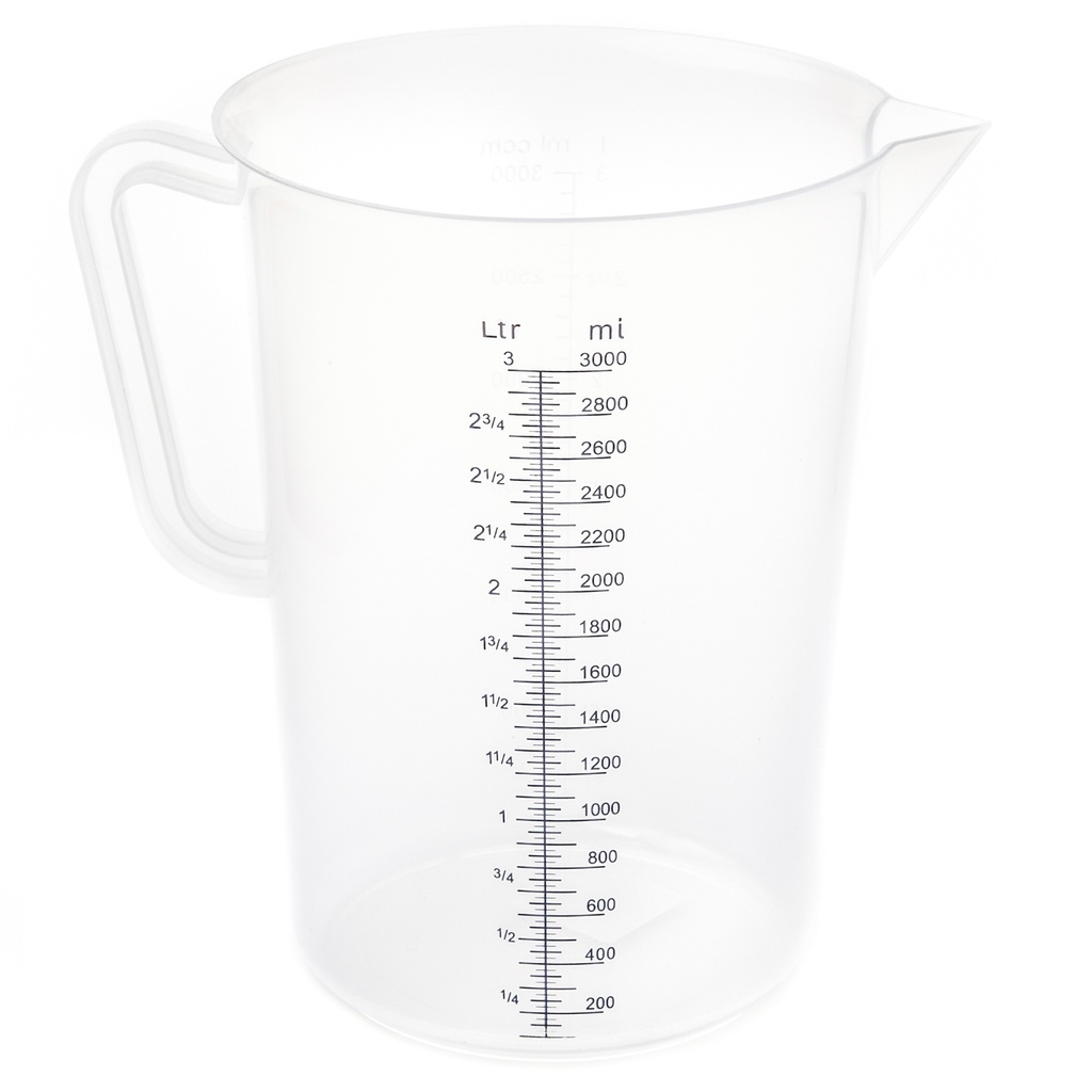 Plastic measuring cup 3000 ml