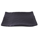 石目四角皿 11" (黒)