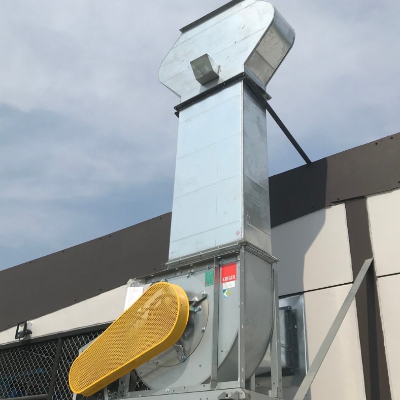 Kruger exhust blower 2 Hp พร้อมแผงควบคุม