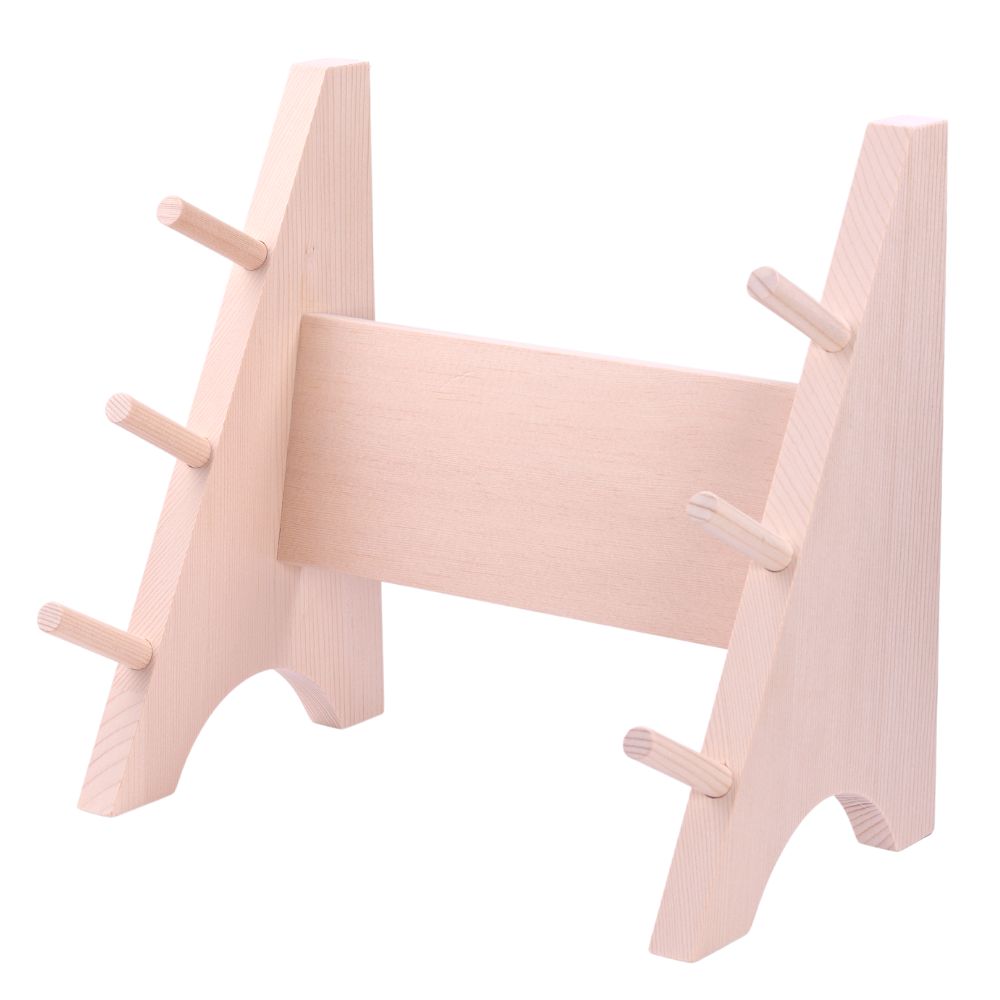 Wooden Knife Stand for 3 Pieces