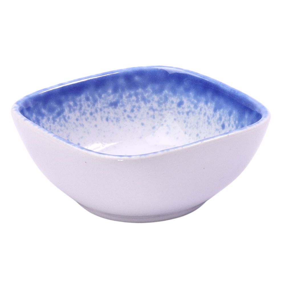 ชามจตุรัสสีฟ้าอ่อน 4 นิ้ว